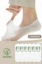 6 Pairs Unisex Bamboo Seamless Silicone Non-Slip Invisible Ballerina Socks - 5