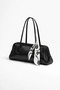 Eid Special Occasions Women's Baguette Bag with Scarf Detail - 3