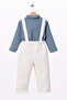 Muslin Long Sleeve Trousers Baby Boy Romper / 9 - 24 Months - 2