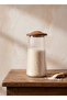 Ribella XL Acacia Lid Vacuum Glass Jar 1300 ml (11X22 cm) - 3