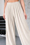Women's Modal Pleated Wide Leg Casual Pants 2012 Stone - Premium Series - 2