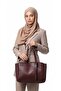 Large Size Puppy Shoulder Bag - Faux Leather - 2