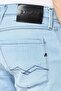 Men Slim Fit Washed Stretchable Denim, Light Blue - 5