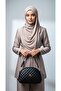 Quilted Two-Compartment Shoulder Bag - Faux Leather - 7
