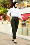 Elastic Waist Hijab Pants Khaki