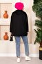 Kangaroo Pocket Hijab Sweatshirt Black - 5