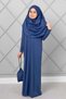 Hijab Children's Prayer Dress Indigo