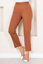 piped Hijab Pants Brown - 3
