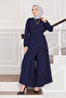 Casual Fit Aerobin Hijab Double Set Navy Blue