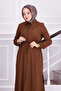 Belden Tie-Up Pants Hijab Set Brown - 2