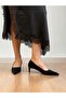 Women's Classic Short-Heeled Leather Shoes - 4