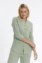 Women's Shirt - Muslin Judge Collar Long Sleeve Shirt - 1010