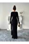 NOVA Maxi Elbise 3079 - Siyah - 6