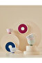Octavia New Bone China 4-Piece 2-Person Coffee Cup Set 90 ml Navy Blue - 5