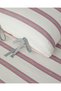 Cool Stripe Yarn Painted Single Duvet Cover Set 160X220 cm Claret Red-Green - 5