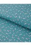 Wildflower Dream Double-Sided Cotton Single Duvet Cover Set 160X220 cm Green - 3