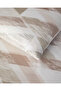 Modern Argyle Cotton Ranforce Single Duvet Cover Set 160X220 cm Beige - 5