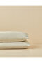 Micell Cotton Satin 2-Piece Pillow Case 50X70 cm Green