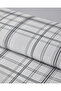 Graphic Grid Easy-Iron Single Duvet Cover Set 160X220 cm Gray - 4