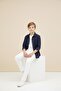 Navy Blue Boys' Shirt and Trousers 2-Piece Set 20435 - 3