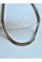 XUPING SILVER COLOR KNITTED CHAIN NECKLACE 45 CM ACR5560