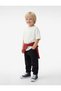 Cotton Relaxed Fit Denim Trousers with Elasticated Waist and Buttons - 2