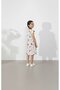 Cream Swan Printed Short Sleeve Girls' Summer Dress - 4