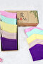 5 Pairs of Women's Boxed Bamboo Seamless Perfumed Booties Socks - 5