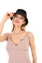 Women's Fisherman Black Bucket Hat - 4