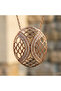 Osmanlı Motif Oval Kolye - 3