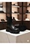 Black Chunky Sole Chelsea Boots Experience Comfort and Elegance in Every Moment of the Day.