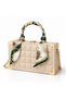 Gold Metal Cornered Quilted Box Bag – Women's Shoulder Bag with Scarf Handle and Gold Chain Strap