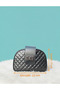 Women's Shoulder Bag with Three Zippers on the Front and Rotating Locking Feature - 5
