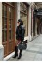Women's New Season Leather Jacket with Plush Lining and Belt - 5
