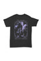 Medieval Gloomy Castle Printed Black Cotton T-Shirt