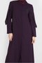 Sleeve-Detail Stone-Embellished Overcoat 10537 - 4