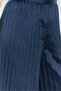 Women Regular Fit Pleated Palazzo Pants, Navy Blue - 5