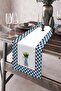 40x140cm Woven Stain Resistant Printed Premium Thai Feather Fabric Tablecloth Runner Washable
