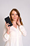 Women's 8 Cards, 1 ID Compartment, Snap Fastener and Zipper Closure, Multifunctional Vegan Wallet - 8