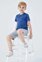 Boys' Blue Bermuda Set - 3