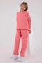 Girl's double set - neon pink - 3