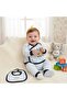NEW BORN BOY LONG SLEEVE ECRU KING'S CROWN SET OF FIVE - 3