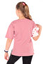 Girl's Printed Crew Neck Short Sleeve T-Shirt - 3
