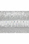 Silver Sequined Dotted Ribbon Ruffle White 3 cm X 9.5 mt 10 Yards