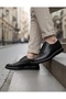 BA0003 Laced Classic Black High Black Sole Casual Men's Shoes - 3