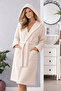 Hooded King Size Large Fit Adult Bathrobe - 2