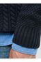 Strickpullover Einfarbig Strickpullover - 5