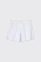 Girl's Button Detailed White Shorts - 2