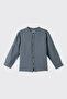 Boy's Long Sleeve Judge Collar Muslin Indigo Blue Shirt