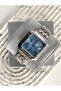 Kallen Square Silver Blue Dial Men's Wristwatch - 2